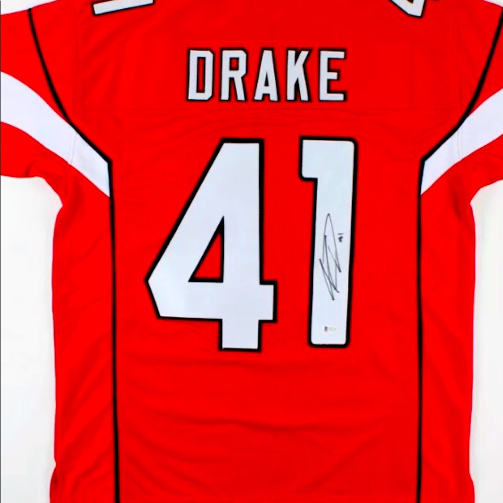 Kenyan Drake signed Beckett certified jersery NEW